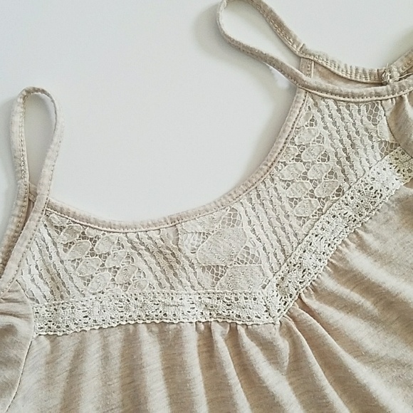 Art Class Off-The-Shoulder Tan Top - Picture 2 of 5